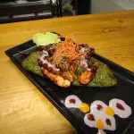 Tacu-tacu pulpo parrilla