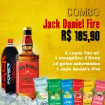 Combo  - Jack Daniels Fire 1L