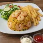 Camarones con Arroz