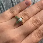 Anillo Cruz Larimar
