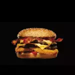 Double Western Bacon burger barrio