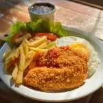 Filé de Tilápia à Milanesa