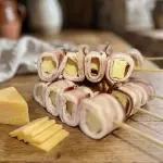 Espeto de Queijo e Bacon - 500g