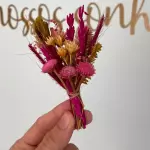 Mini buquê flores secas