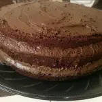 Bolo mousse de chocolate