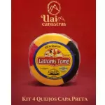Kit 4 queijos capa preta