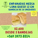 EMPANADA MEDIA LUNA QUESO 12 CM