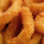 Anéis de cebola porção