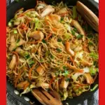 Chow mein pollo