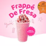 FRAPPE FRESAS CON CREMA
