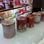 Lata Cookie Jar Navideña #314-T
