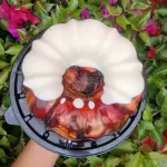 Gelatina de frutos rojos y nuez