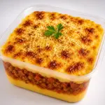 Mandioquinha com Ragú de Linguiça