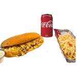 PãoCostelaCheddarBacon+Batata+Coca