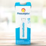 Leite Piracanjuba desnatado 1L