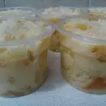 Bolo pote - Coco com abacaxi