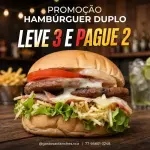 LEVE 3 E PAGUE 2 (HAMB. DUPLO)