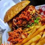 Hamburguesa choriqueso