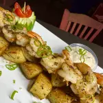 Pincho de Camarones asados