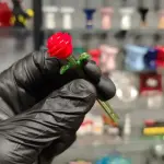 Piteira de Vidro Roseira 5mm