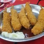 camaron furay con queso crema