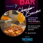 MILA CON CHEDDAR y PANCETA
