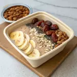 Banana Oats Energy Bowl