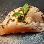 Nigiri Peixe branco maçaricado