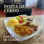 POSTA DE CERDO ASADA.