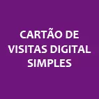 Cartão de visitas digital simples