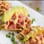 Tostada de atun.