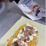 Pastel Gourmet Frango e Cream cheese