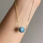 Collar bola de Larimar