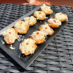 Tostones Rellenos de Jamón y Queso