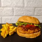 BURGER CHIKEN ONION BBQ