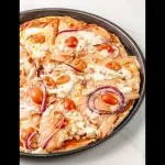 Pizza keto Salmón
