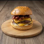 Double cheese bacon