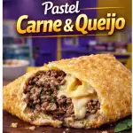 Pastel  de Carne com queijo