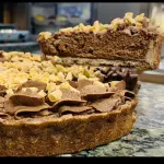 Torta mousse de chocolate nobre.