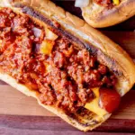 Hot Dog con chistorra + Papas