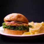 Hamburguesa  DE Pollo