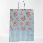 Sacola Kraft Azul Bebê 31x23x10