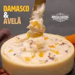 Queijo c/ Requeijão Damasco e Avelã