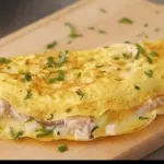 Omelete de Atum e Cebola
