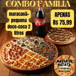 maracanã +pequena doce+coca 2 litros