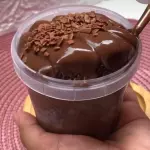 Bolo de pote de chocolate