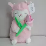Peluche Corderito rosa con flor