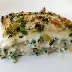 Lasanha de Brócolis, Nozes e Queijo