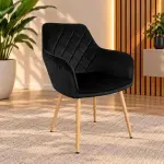 Sillon Dereck Rombo Pana Negro SM