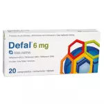 Defal 6mg caja por 20 comprimidos